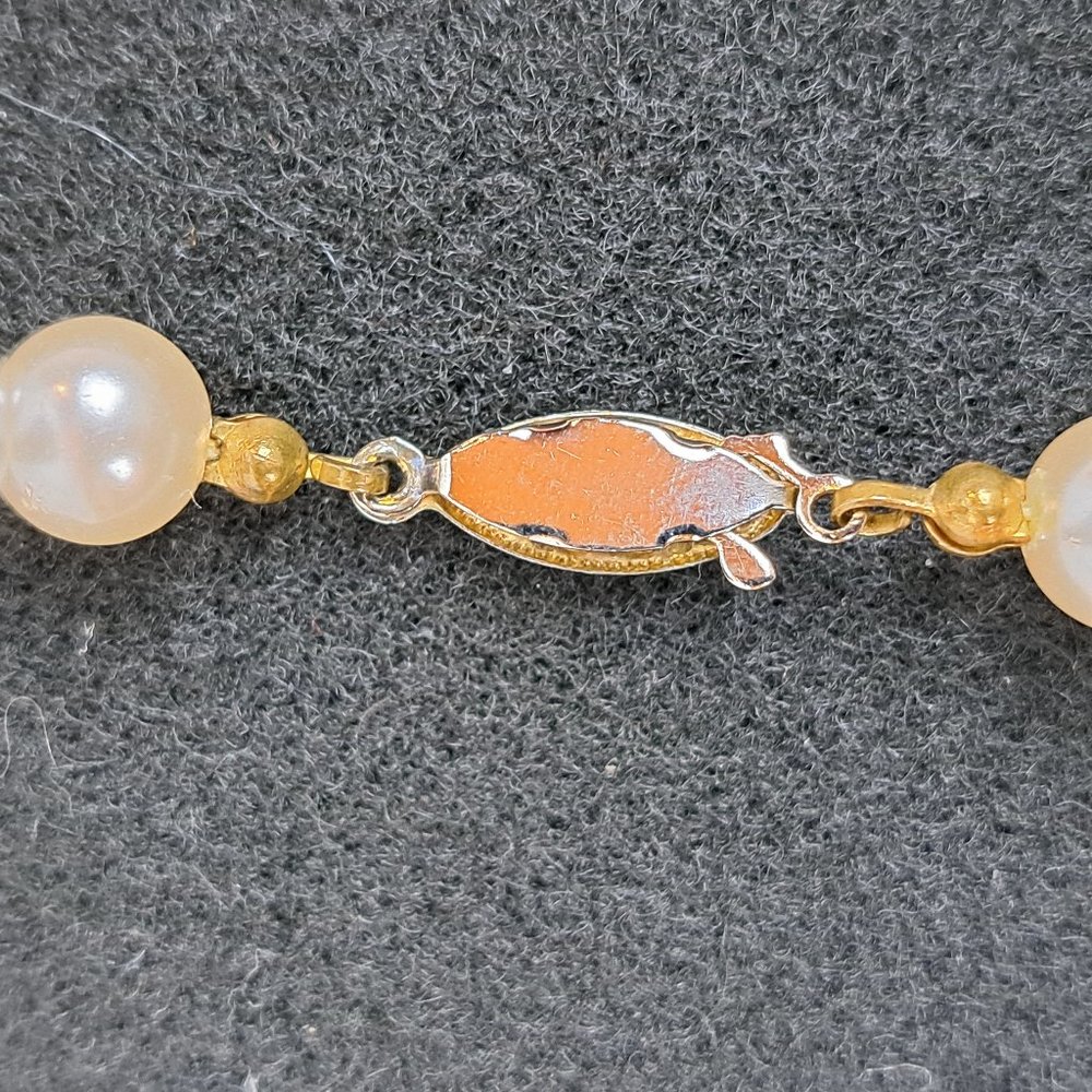 Vintage Roman Faux Pearls & Faux Pearl/Crystal Pendant Enhancer - Picture 13 of 16